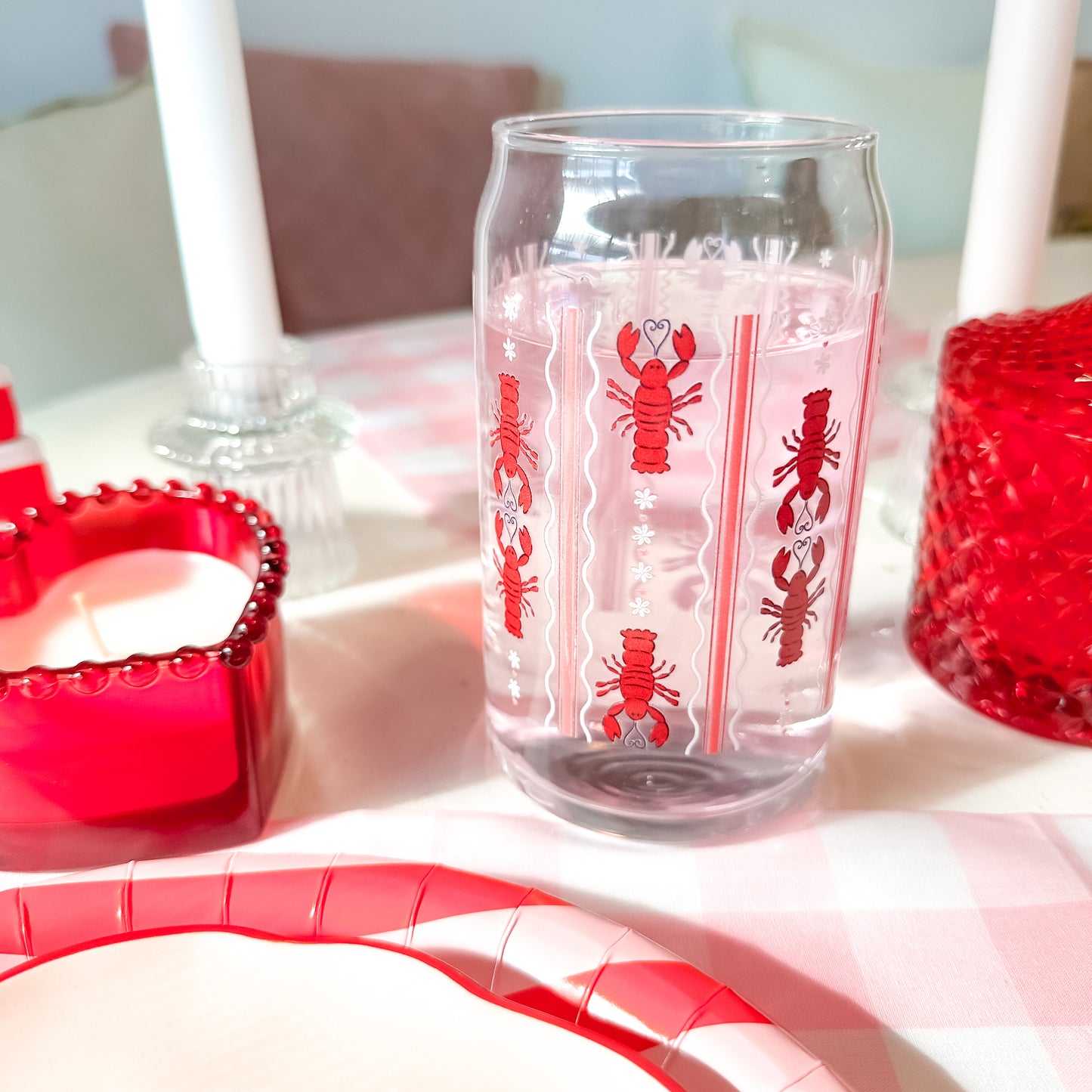 You’re My Lobster | Glass Tumbler