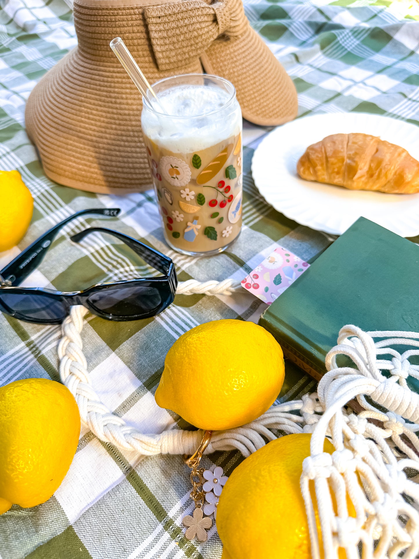Mediterranean Summer | Glass Tumbler