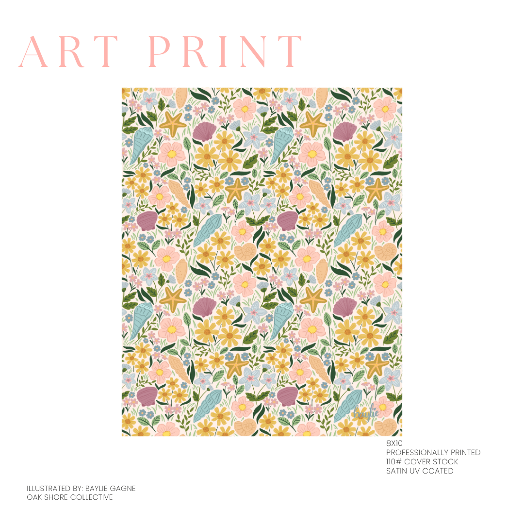 Petals + Shells | Art Print