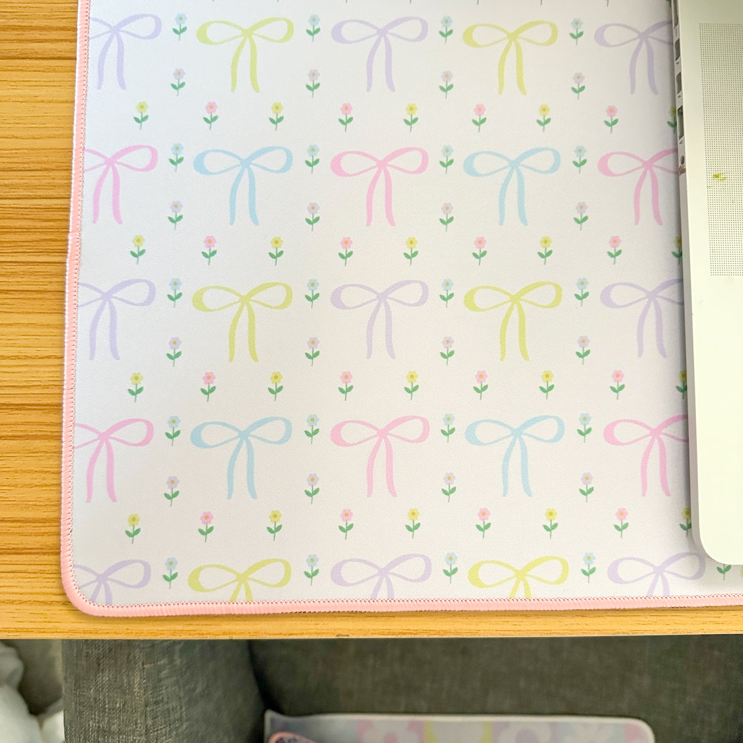 Dainty Bows Desk Mat