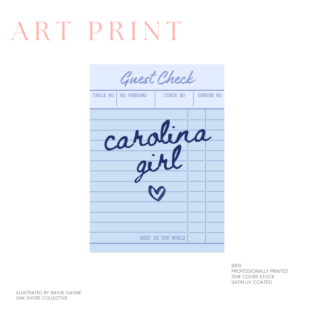Carolina Girl | Art Print