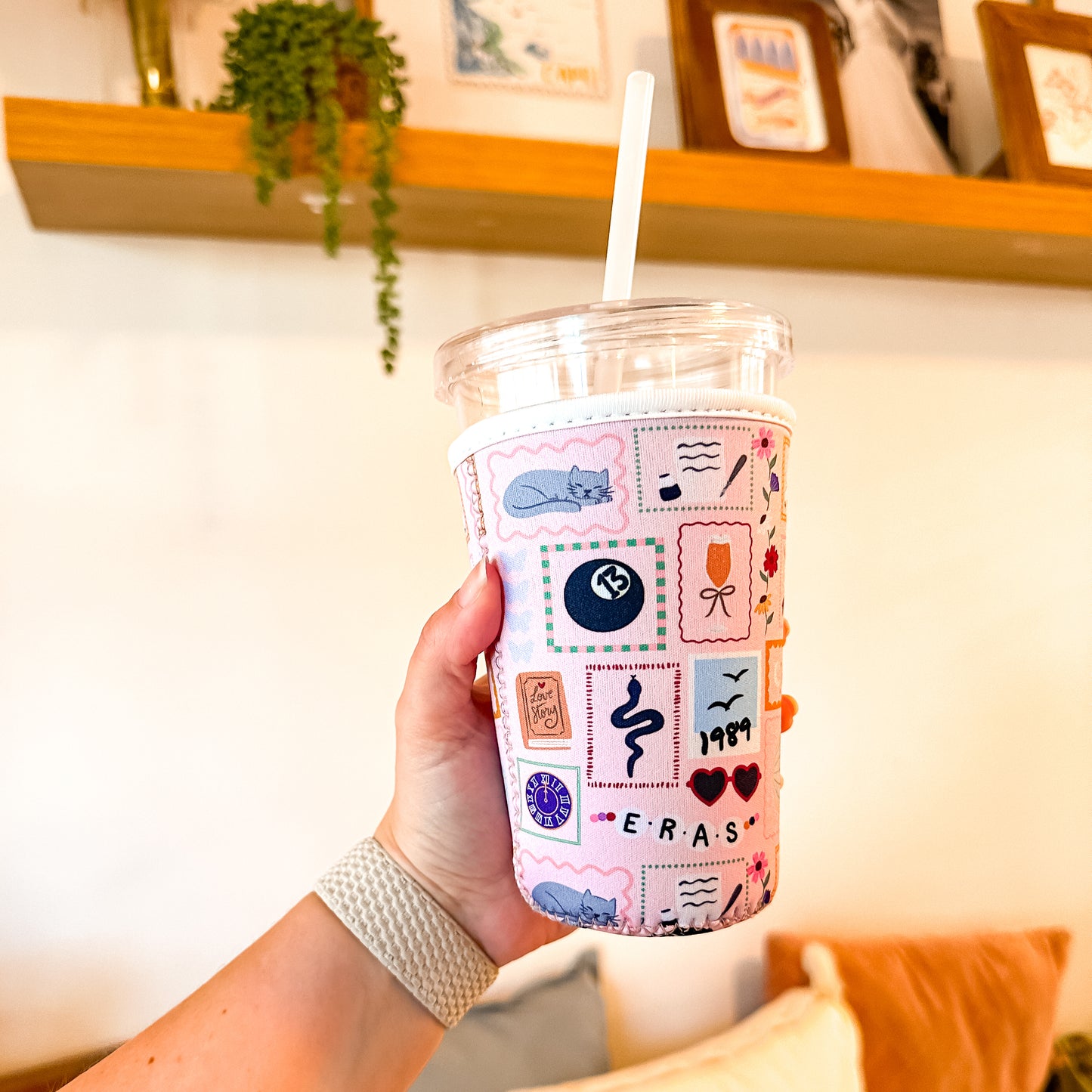 Eras Patchwork | Reusable Coffee Sleeve