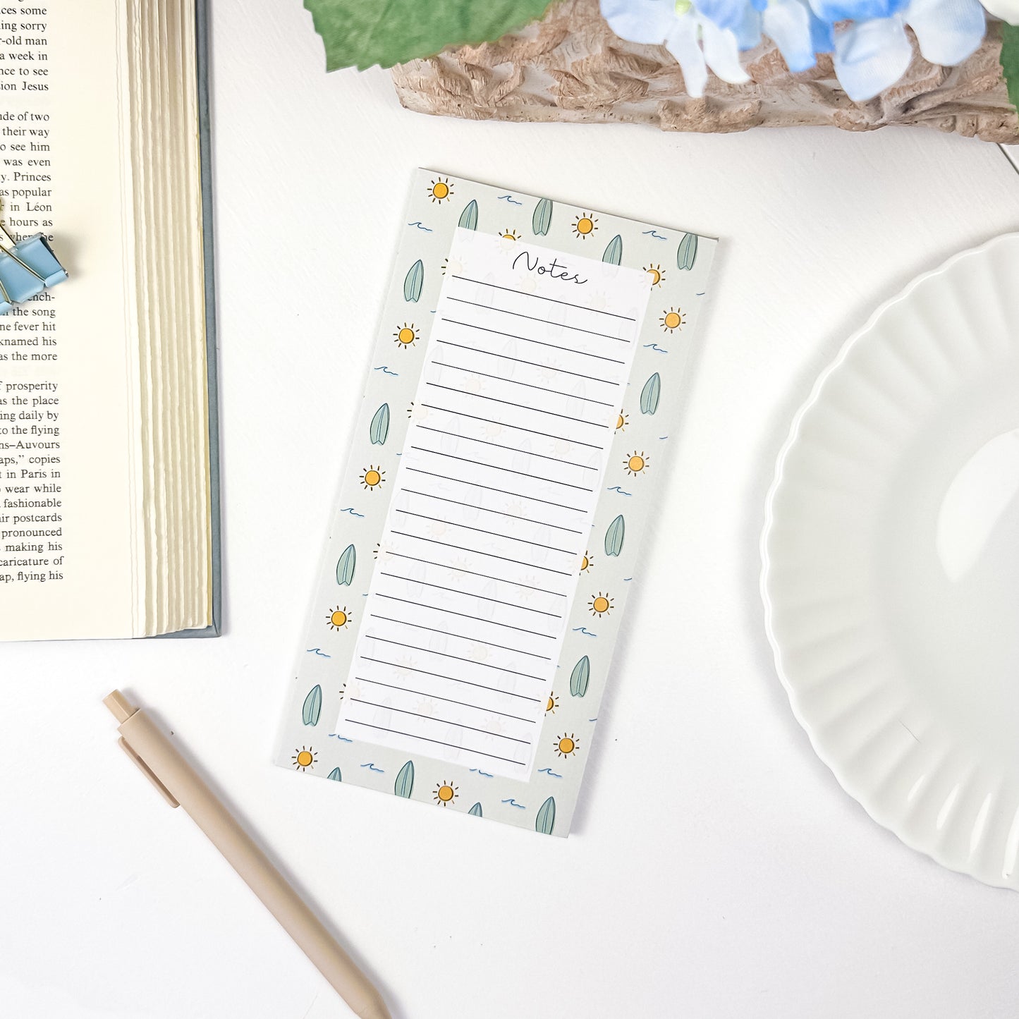 Surfs Up Notepad | 4”x8” 50 Sheets