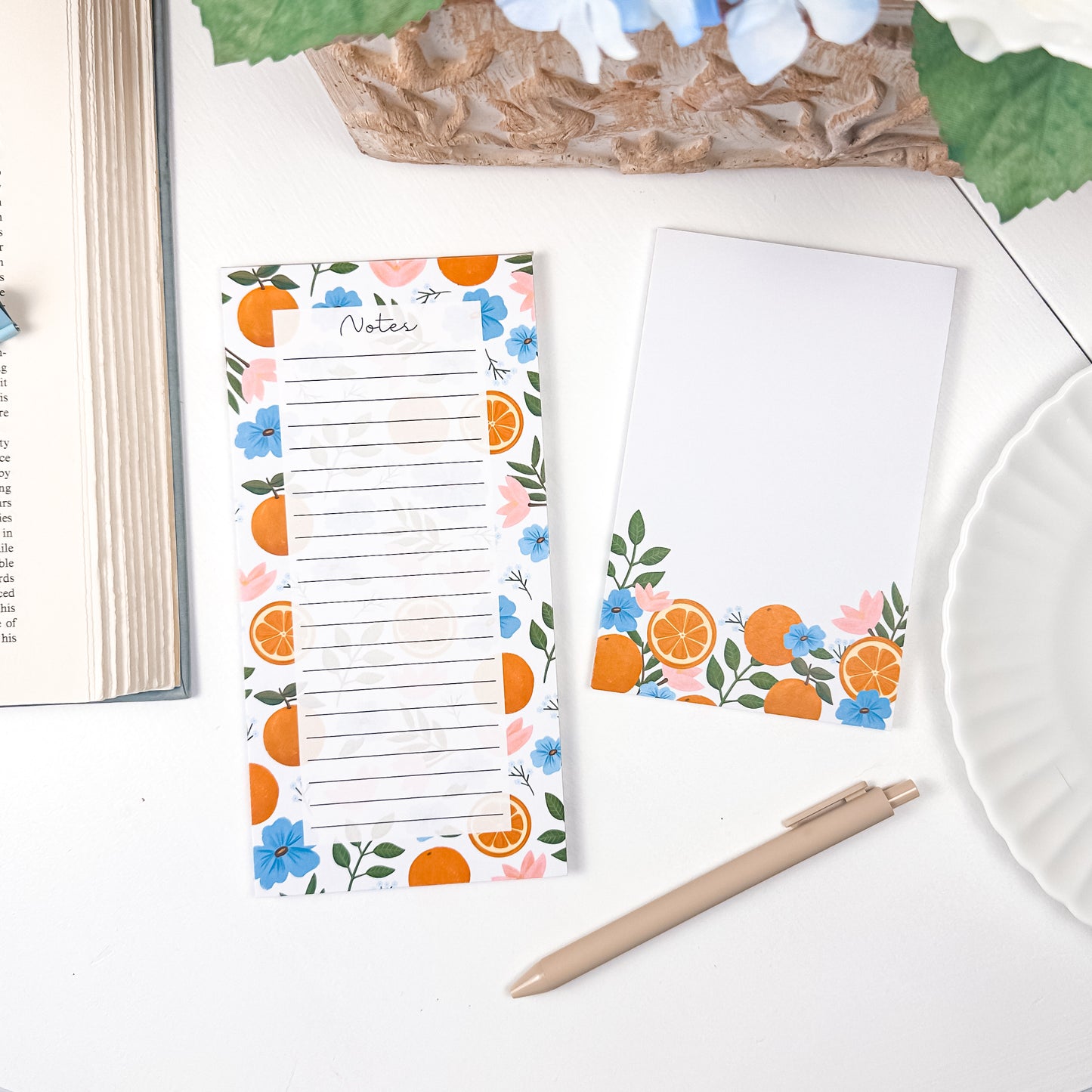 Orange Grove Notepad | 4”x8” 50 Sheets