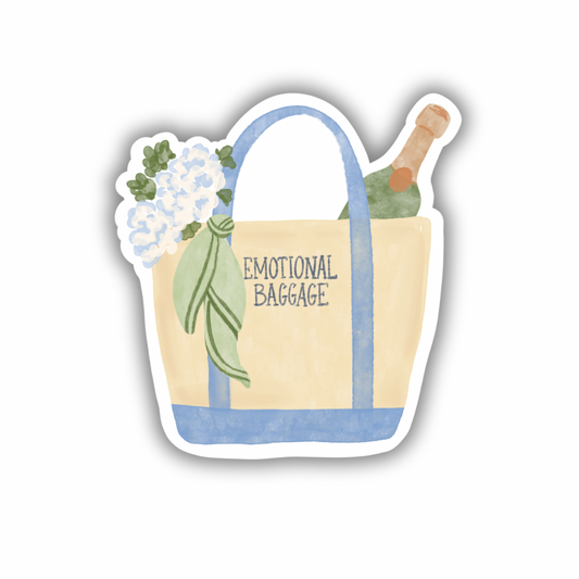 Emotional Baggage Tote | Sticker 3"