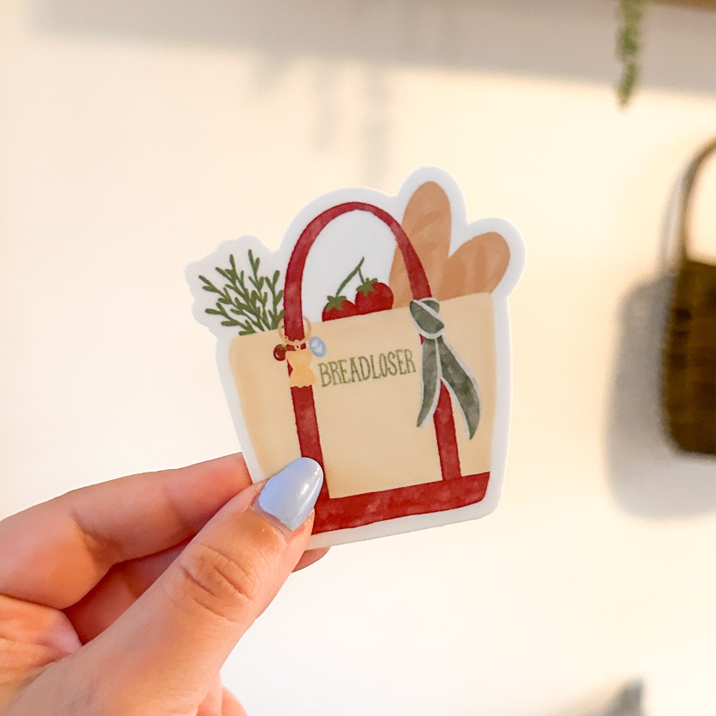 Breadloser Tomato Tote | Sticker 3"