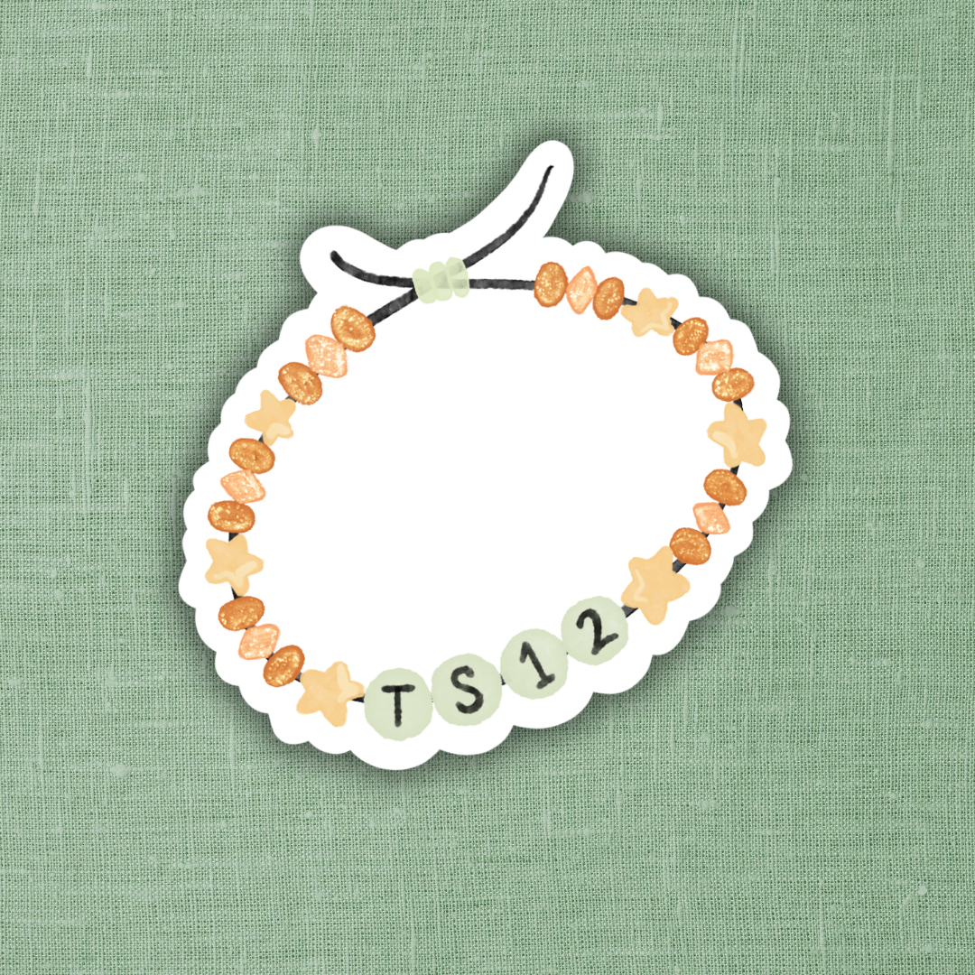 TS12 Friendship Bracelet | Sticker 3"