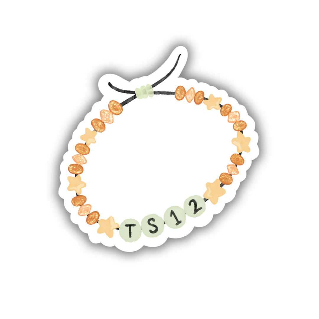 TS12 Friendship Bracelet | Sticker 3"
