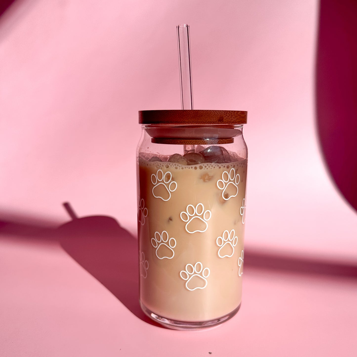 Paw Prints | Glass Tumbler