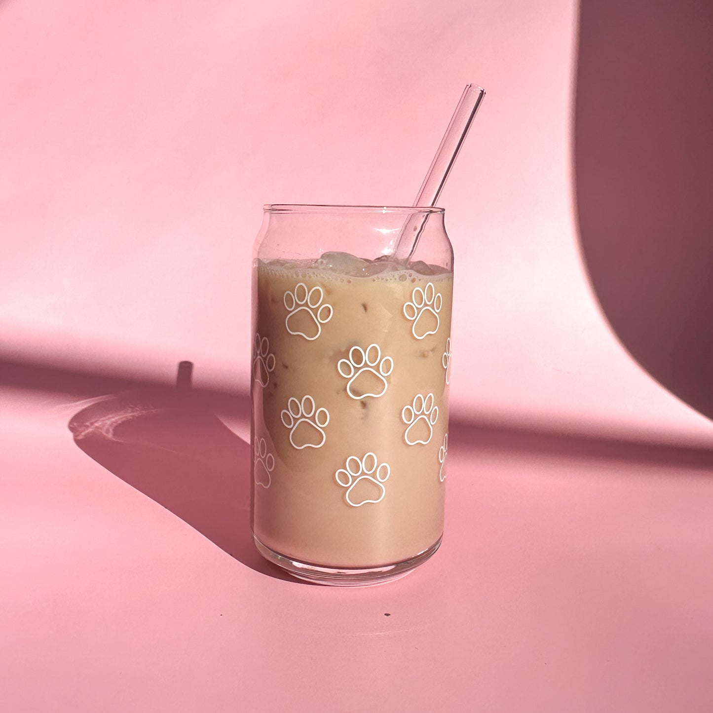 Paw Prints | Glass Tumbler