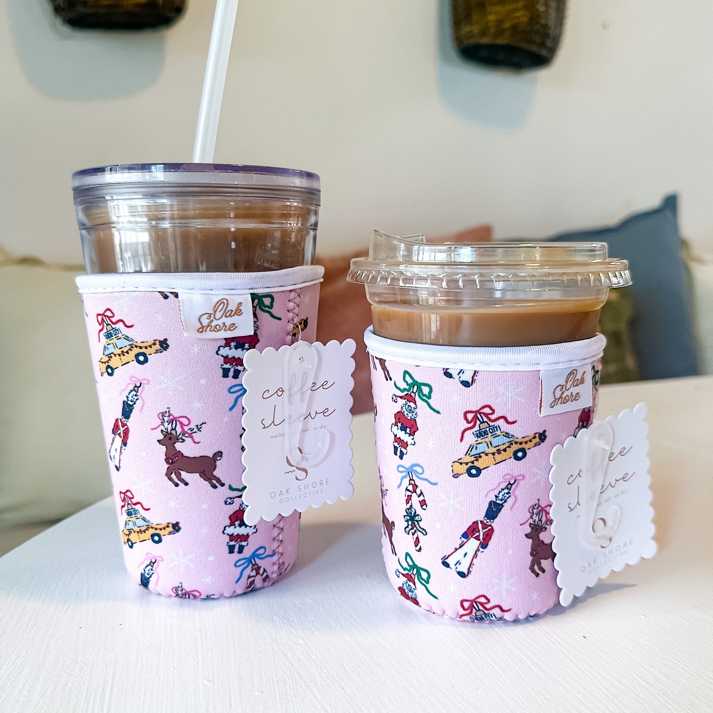 Rockin' Christmas| Reusable Coffee Sleeve