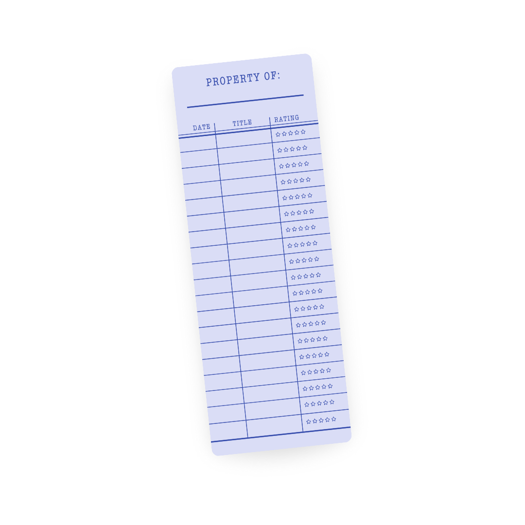 Library Card Tracker | Bookmark