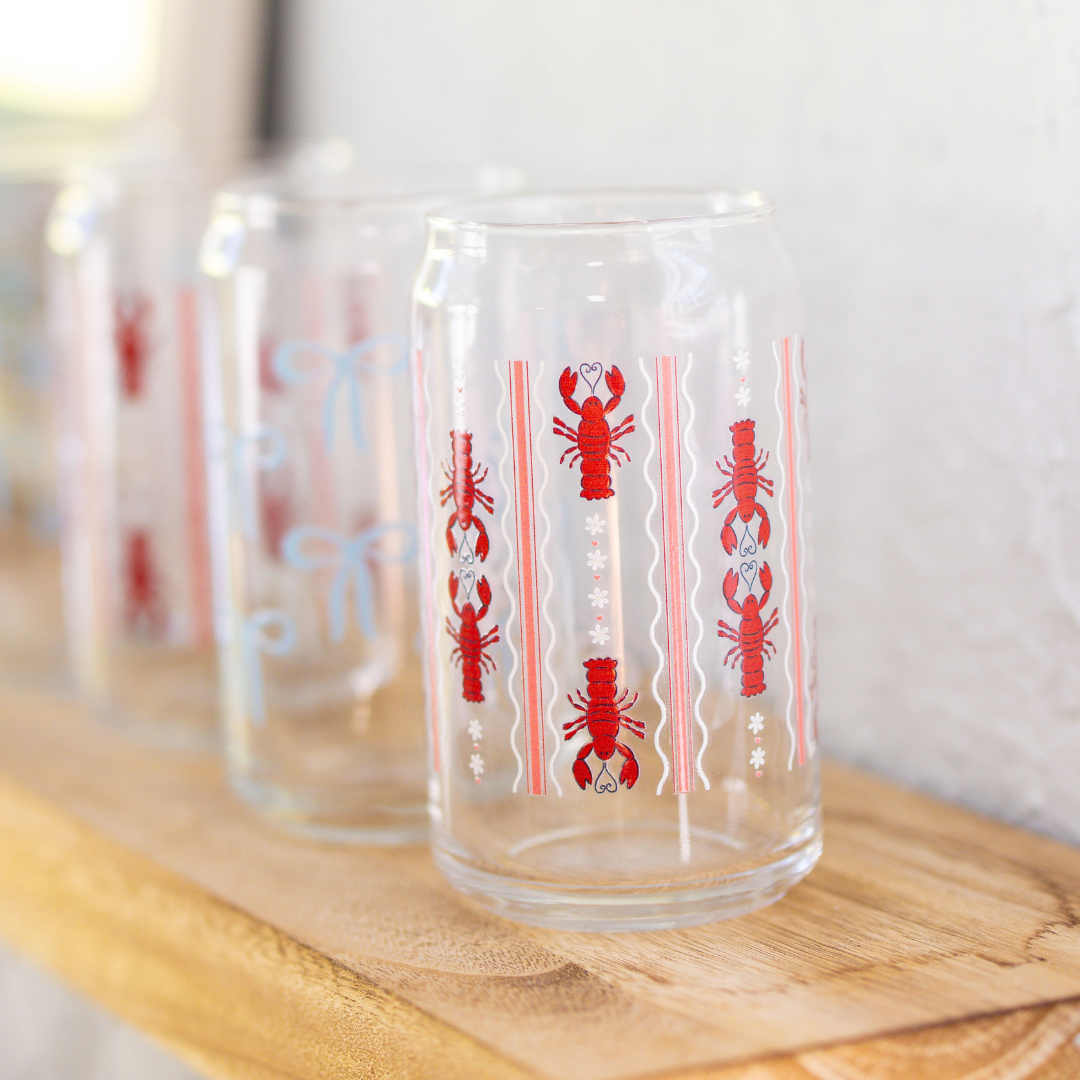 Lobster | Glass Tumbler