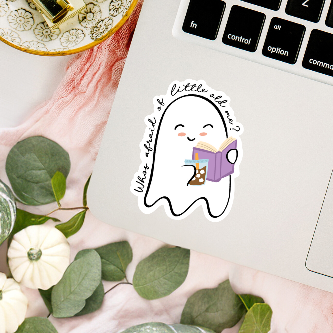 Little Old Me Ghost | Sticker 3"