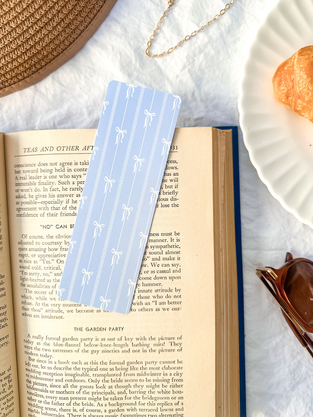 Blue Bows | Bookmark