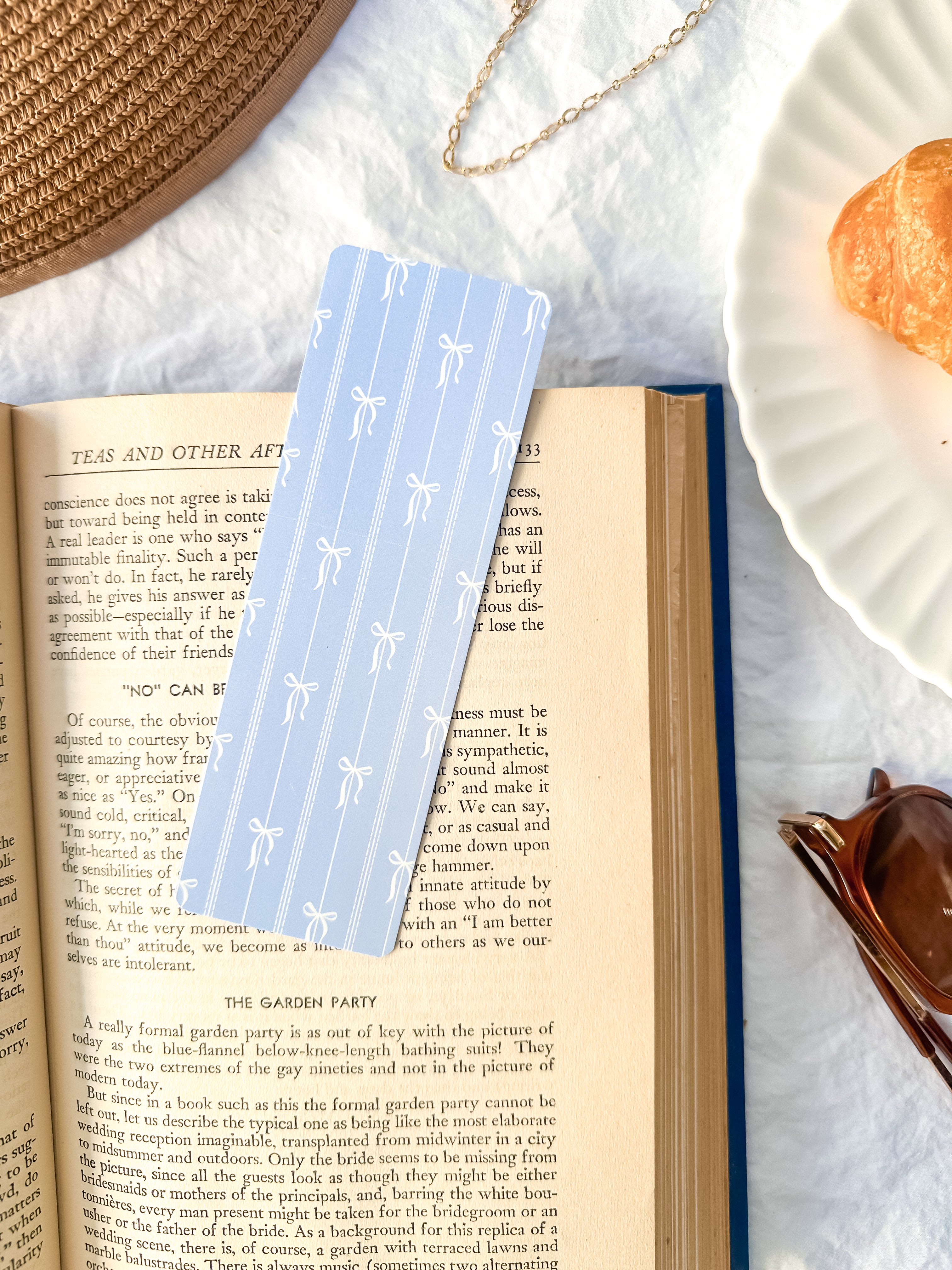 Blue Bows | Bookmark