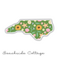 North Carolina Beachside Cottage | Sticker 3"