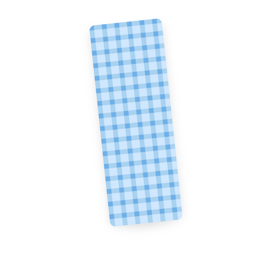Blue Gingham | Bookmark