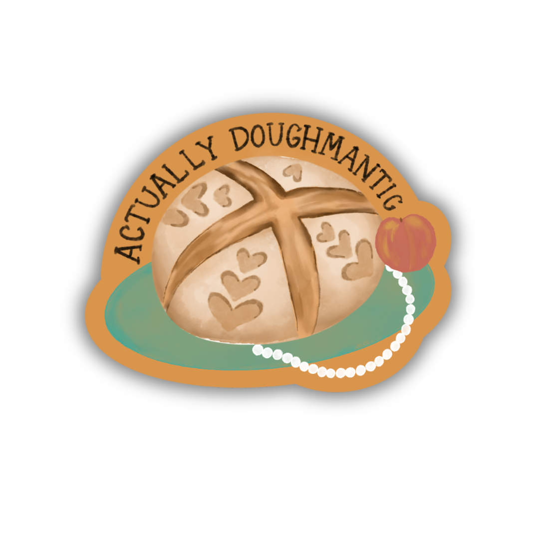 Actually Doughmantic | Sticker 3"