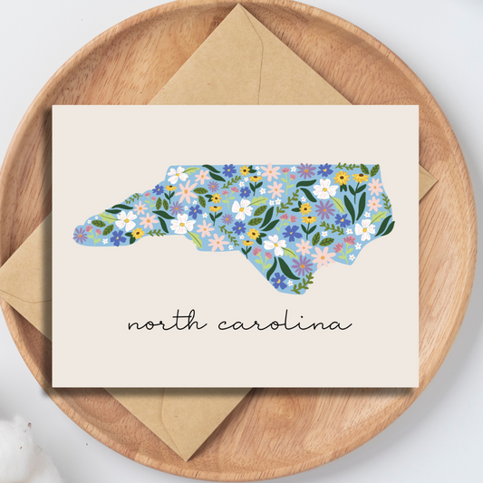 North Carolina Coastal Floral | Note Card Set of 6