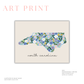 North Carolina Coastal Florals | Art Print