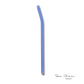 8" Tinted Bent Glass Straw