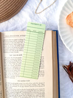 Library Card (Green) | Bookmark
