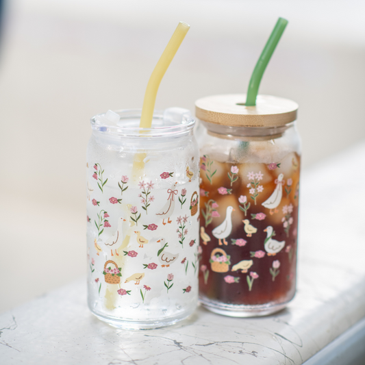 Cottage Geese | Glass Tumbler
