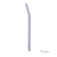 8" Tinted Bent Glass Straw