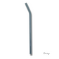 8" Tinted Bent Glass Straw