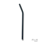 8" Tinted Bent Glass Straw