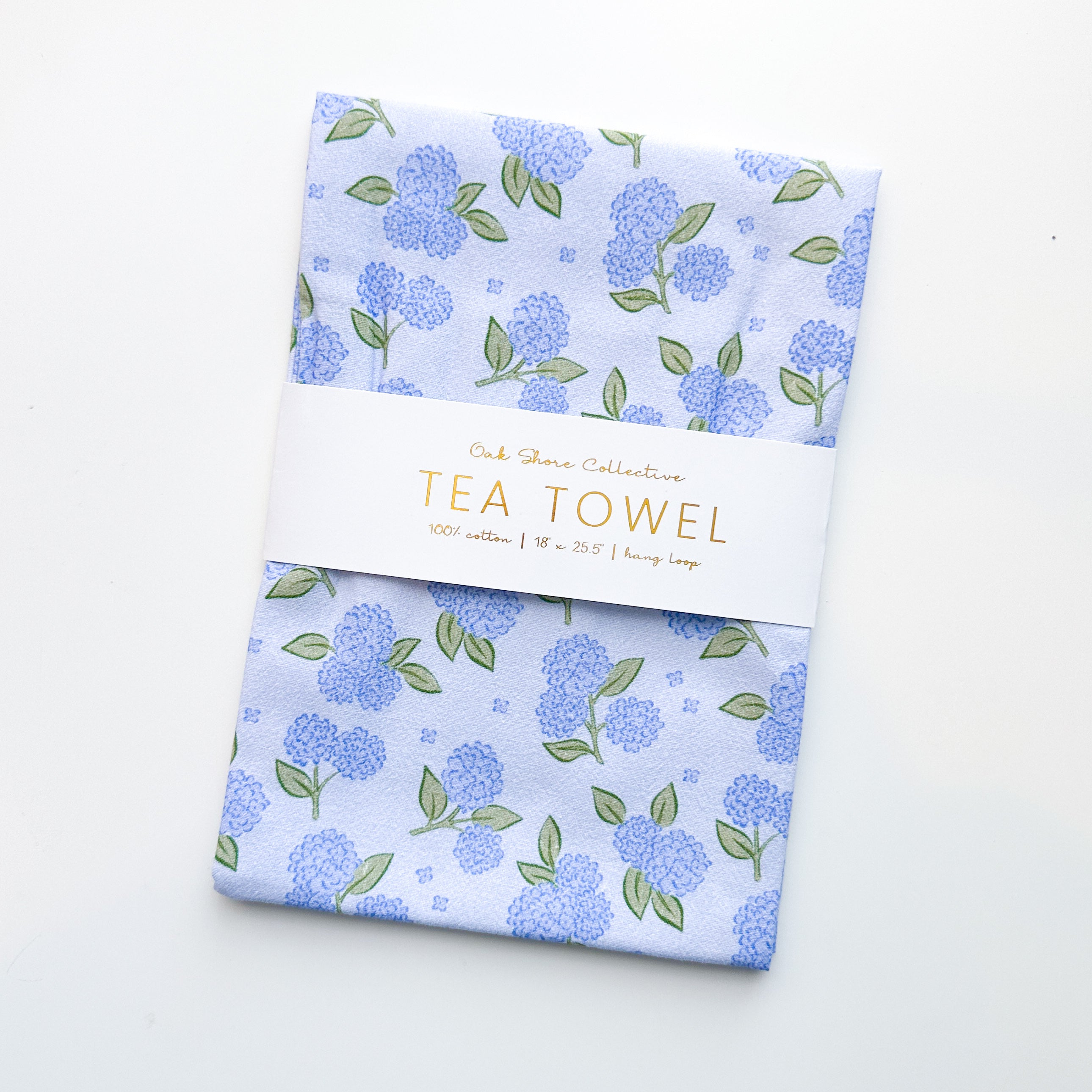 Classic Hydrangeas | Tea Towel