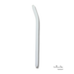 8" Tinted Bent Glass Straw