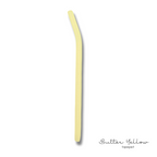 8" Tinted Bent Glass Straw