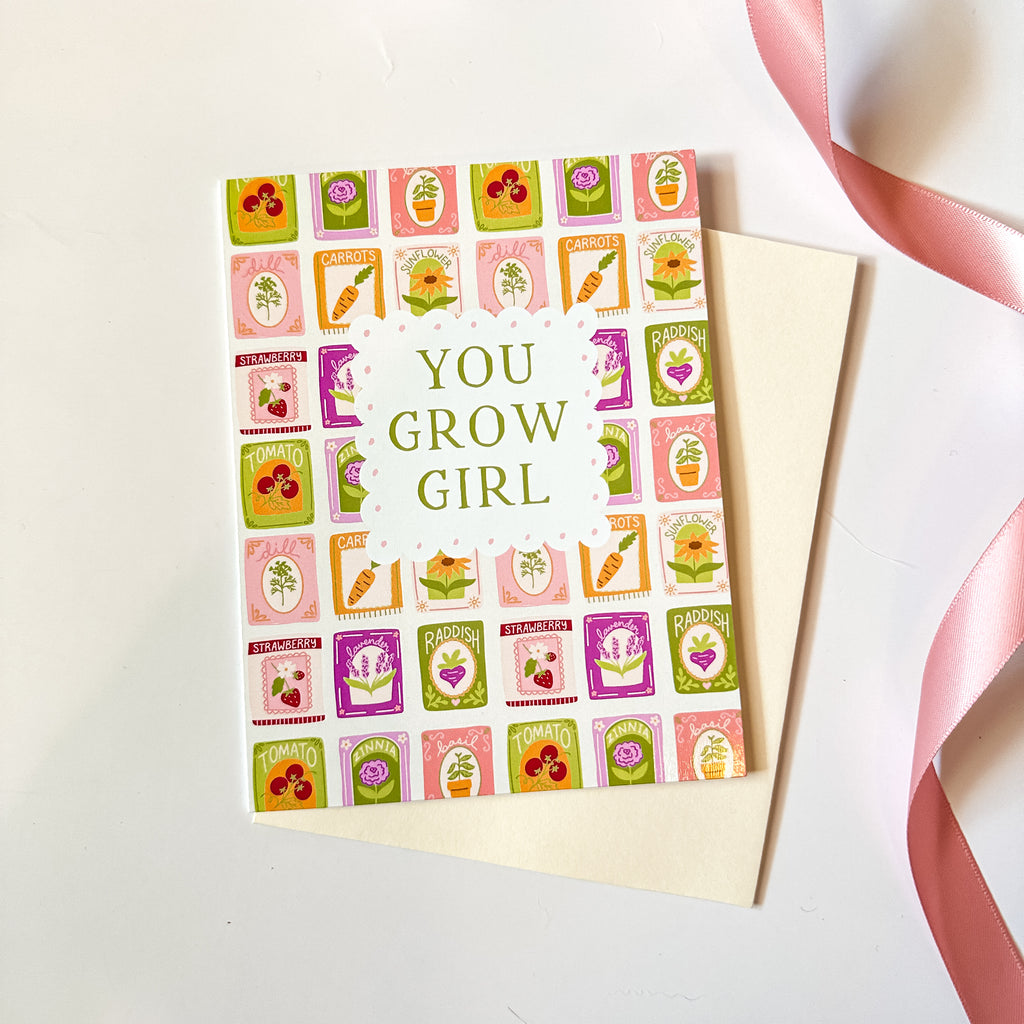 You Grow Girl | Greeting Card