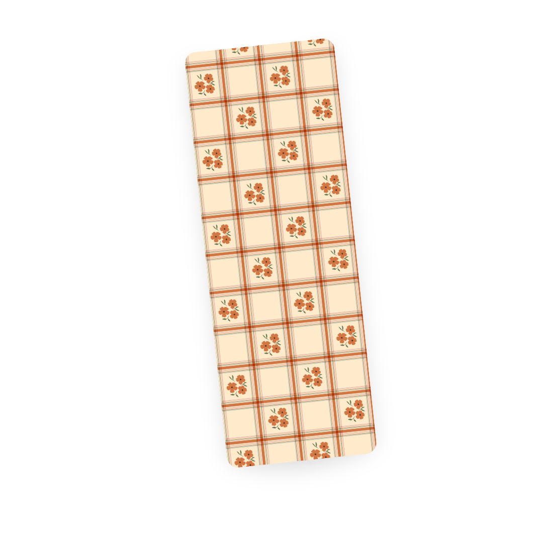 Marigold Plaid | Bookmark