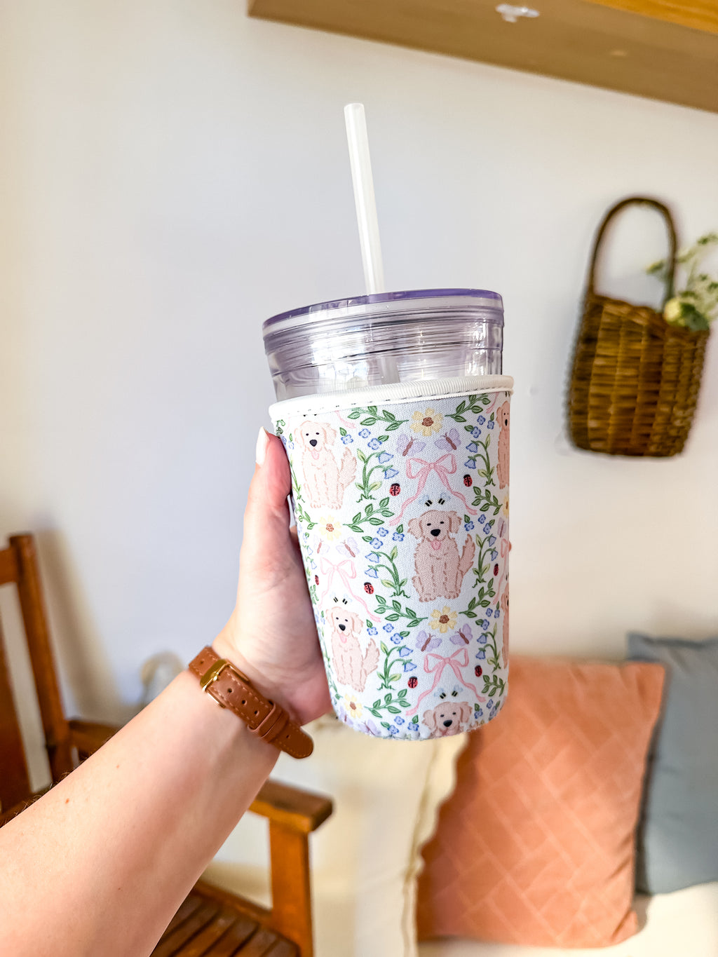 Golden Retrievers | Reusable Coffee Sleeve