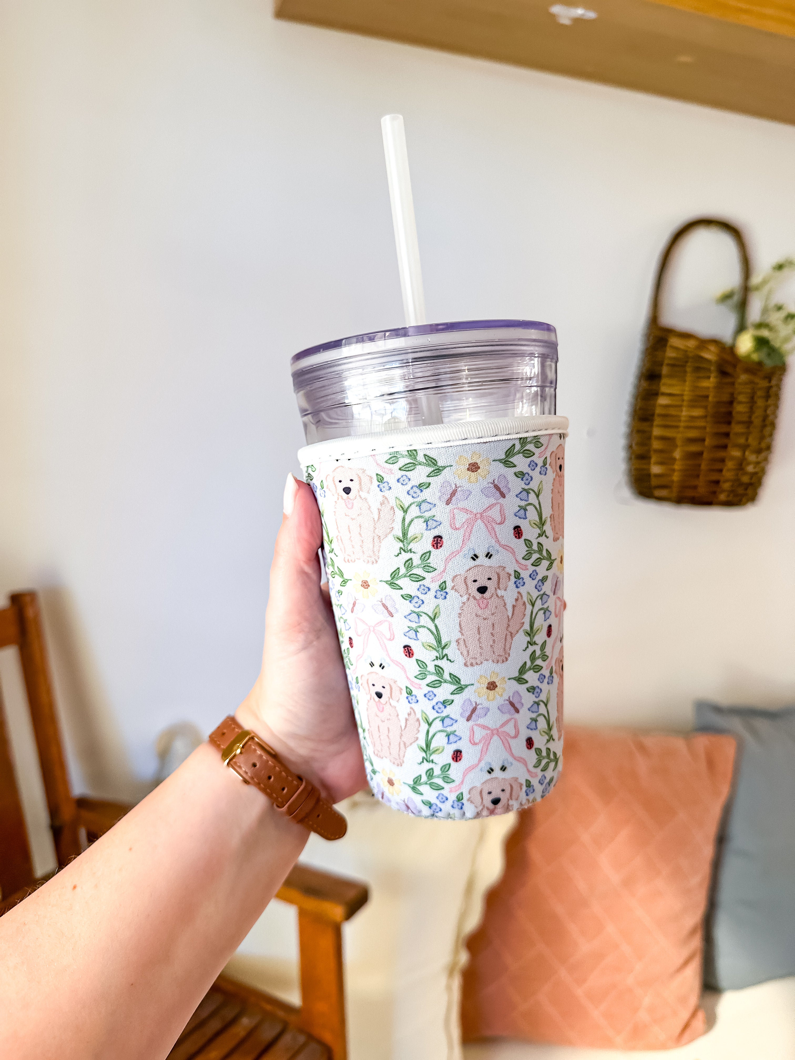 Golden Retrievers | Reusable Coffee Sleeve