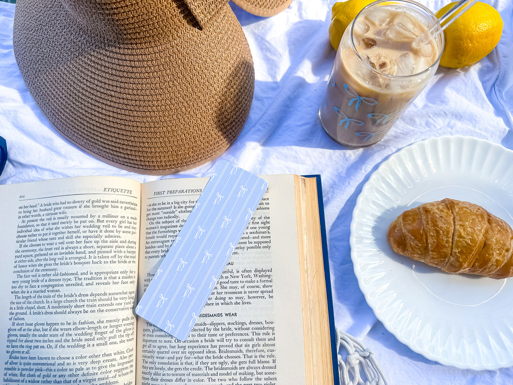 Blue Bows | Bookmark