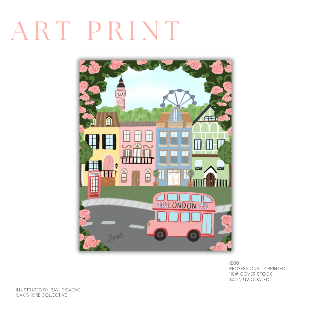 Rose Colored London | Art Print