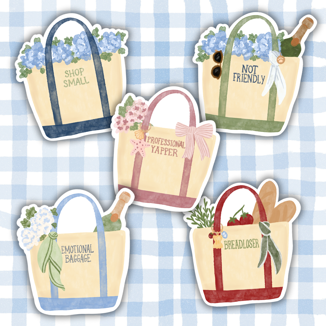 Not Friendly Tote | Sticker 3"