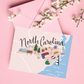 NC Landmarks Map| Greeting Card