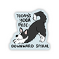 Downward Spiral | Sticker 3"