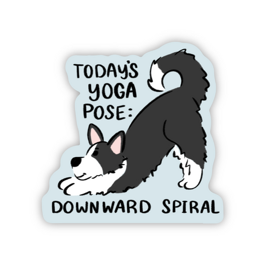 Downward Spiral | Sticker 3"
