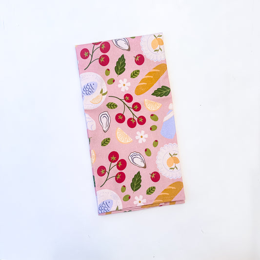 Mediterranean Summer | Tea Towel