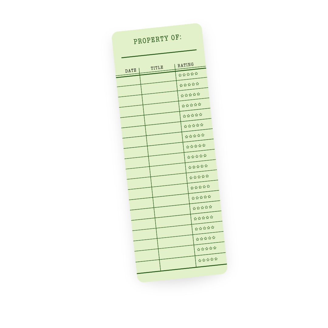 Library Card Tracker | Bookmark