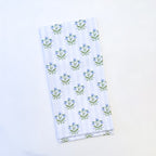 Bellflowers and Stripes | Tea Towel