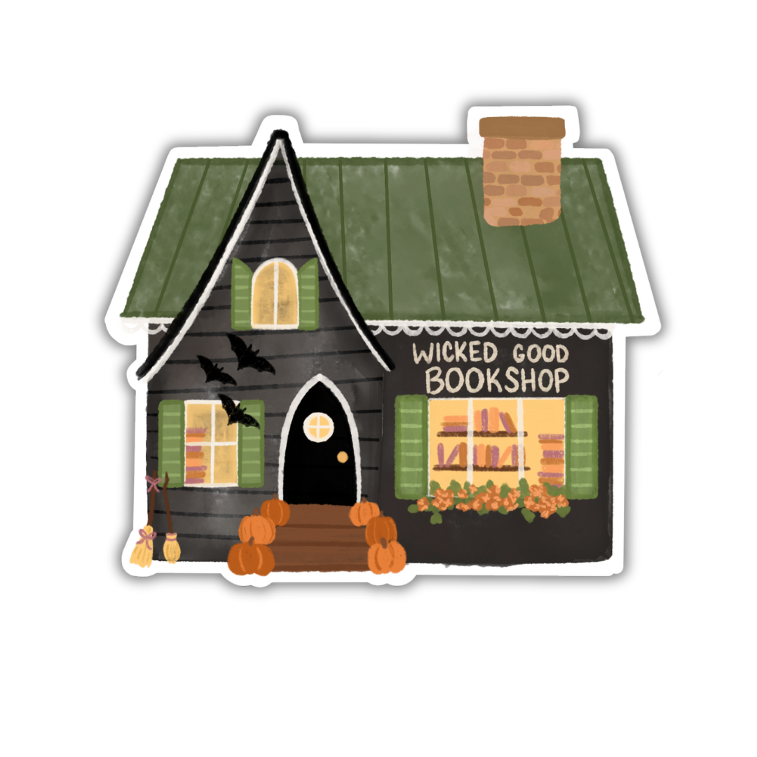 Wicked Good Bookshop Salem | Sticker 3"