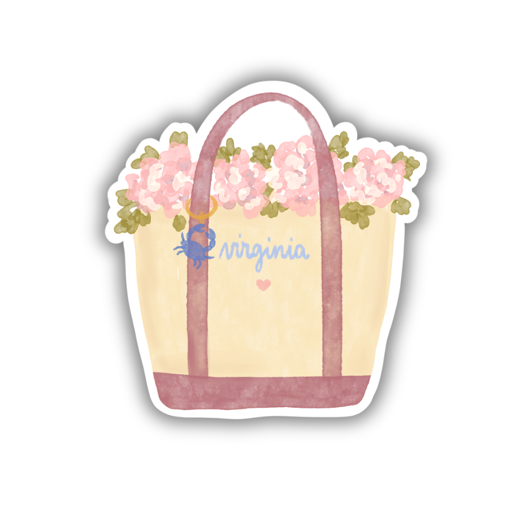 Virginia Tote | Sticker 3"