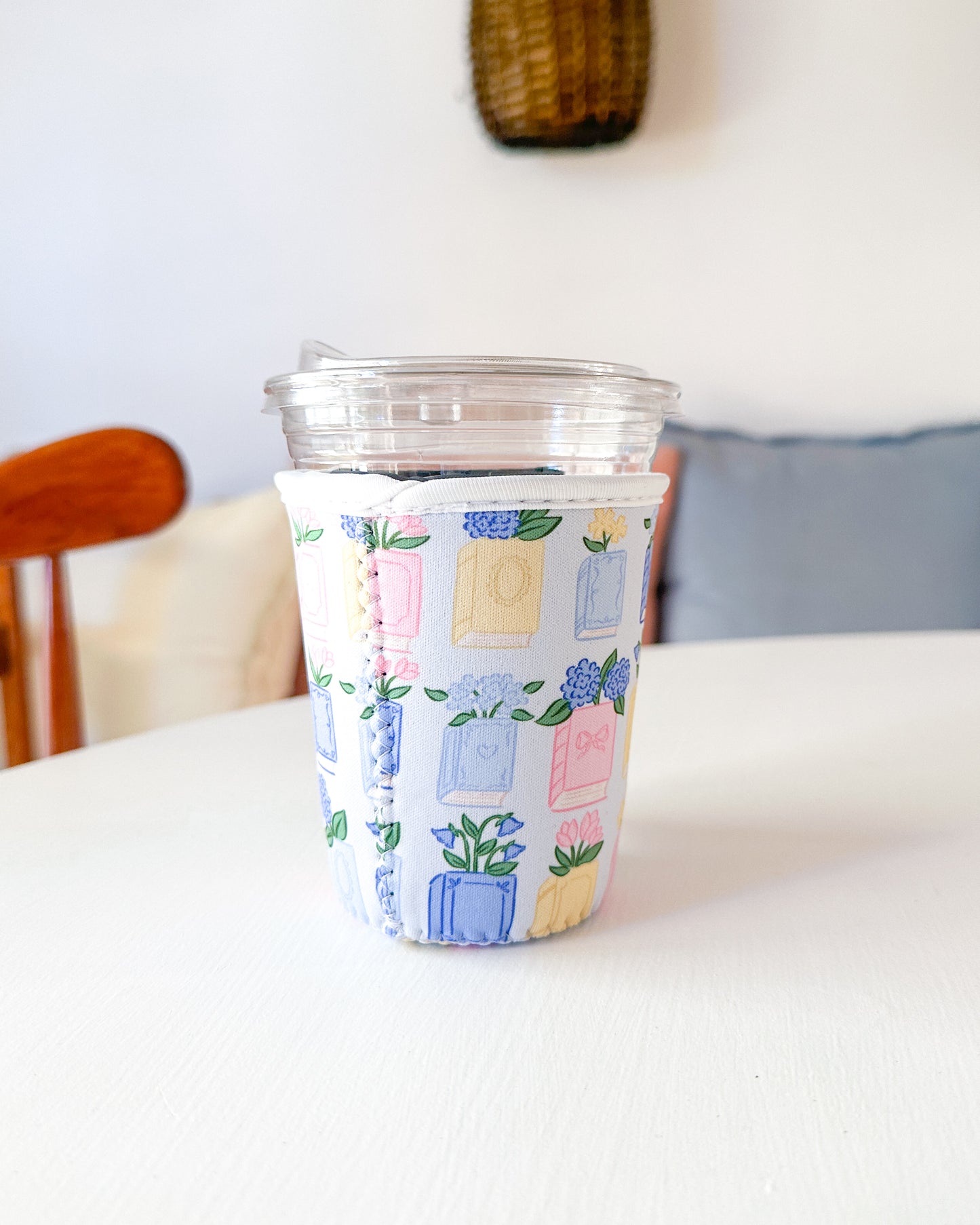 Spring Books | Reusable Coffee Sleeve